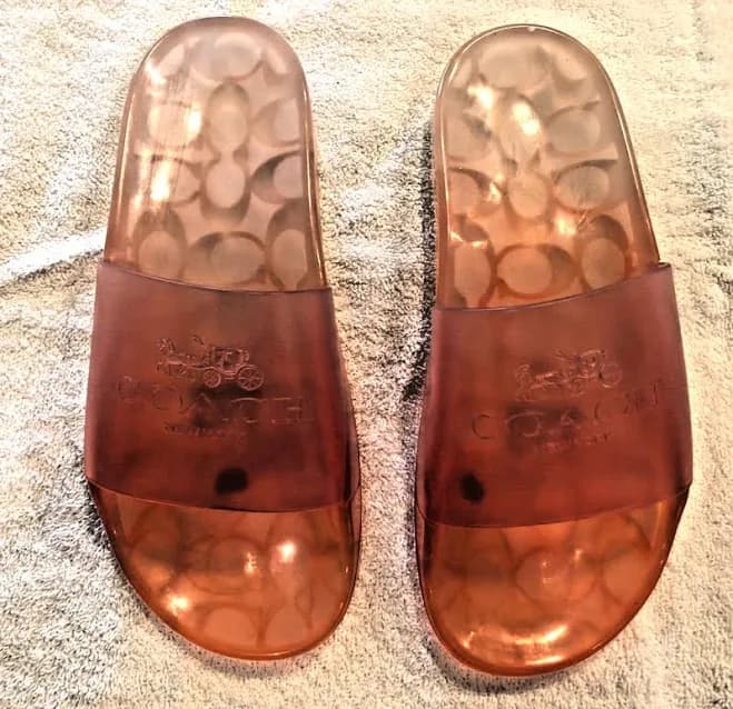 Coach Women's Ulyssa Water-Resistant Jelly Pool Slides