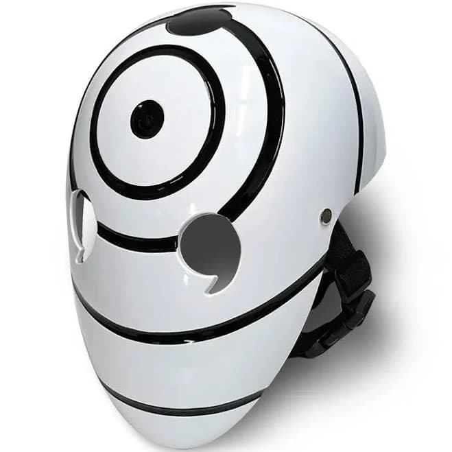 Naruto Cosplay Glowing Mask Akatsuki Tobi Obito Uchiha Madara LED
