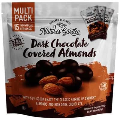Nature's Garden Dark Chocolate Covered Almonds
