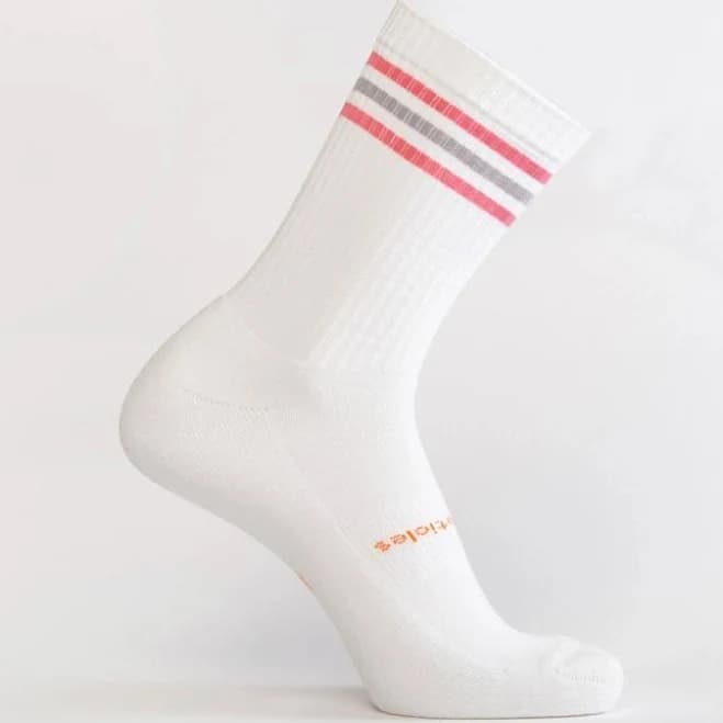 Definite Articles Unisex Striped Crew Socks