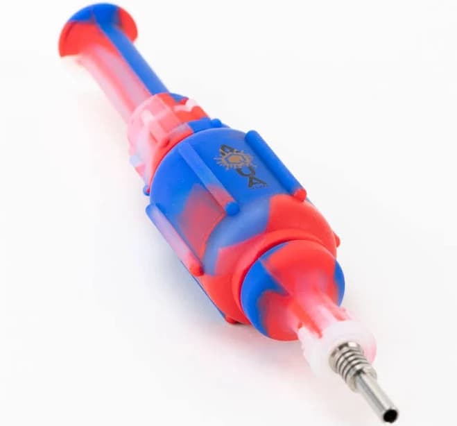 Aqua Works Glass Silicone Honey Straw