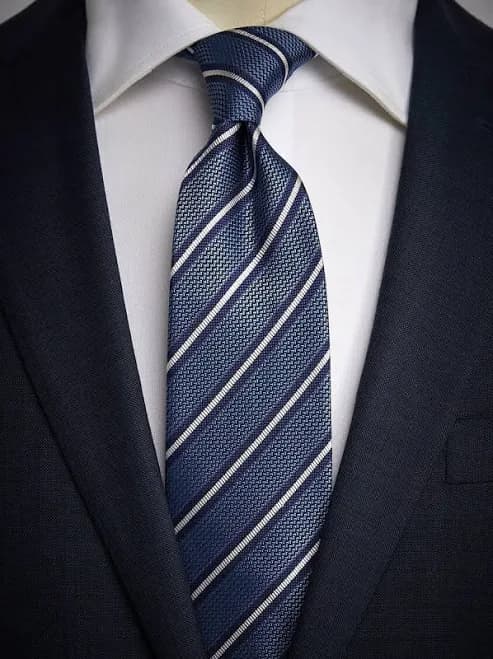 John Henric Men's Striped Tie