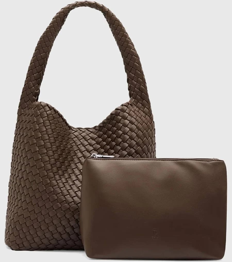 St. Bernard Women's Alt-Leather Woven Tote
