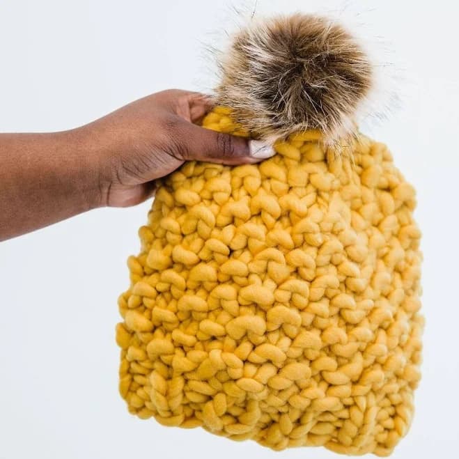 Modern and Chic Boutique Tristyn Chunky Knit Beanie
