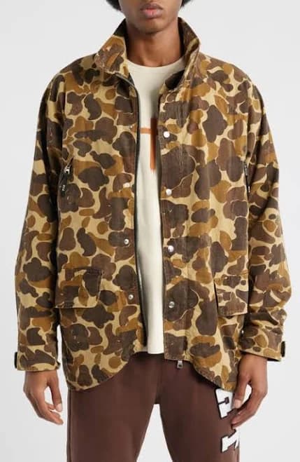 RtA Lorenzo Oversize Camo Jacket