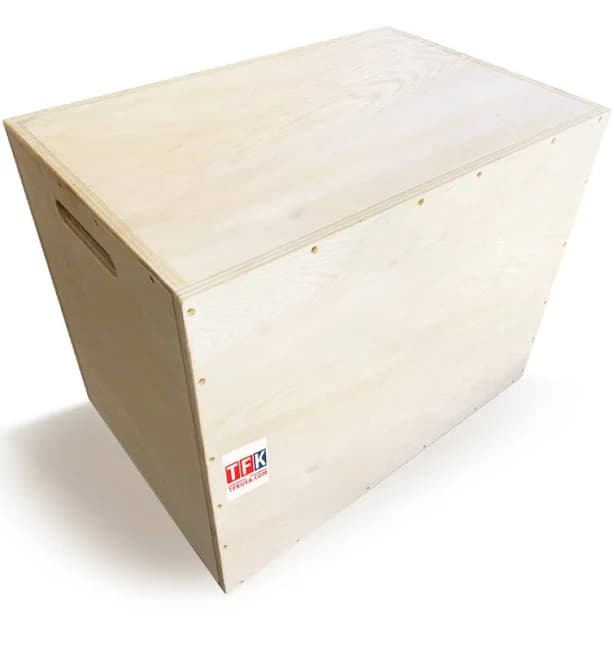 Wood Plywood Box, Fitness Wood Plyometric Jump Box, Wood Plyo Box for Exercise Training