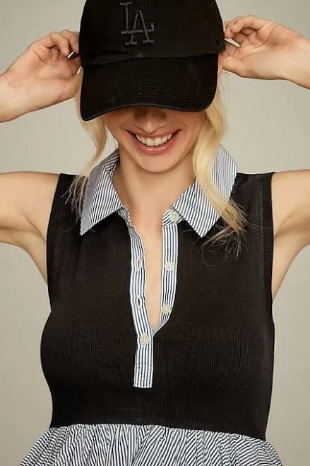 Los Angeles Dodgers Baseball Cap by '47 in Black at Anthropologie