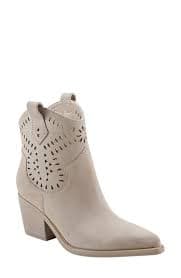 Marc Fisher Ltd Elyma Pointed Toe Western Boot In Grey | ModeSens