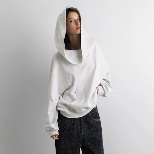 Oak + Fort Slouchy Oversized Hoodie
