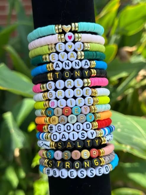 Personalized Beaded Name Bracelets
