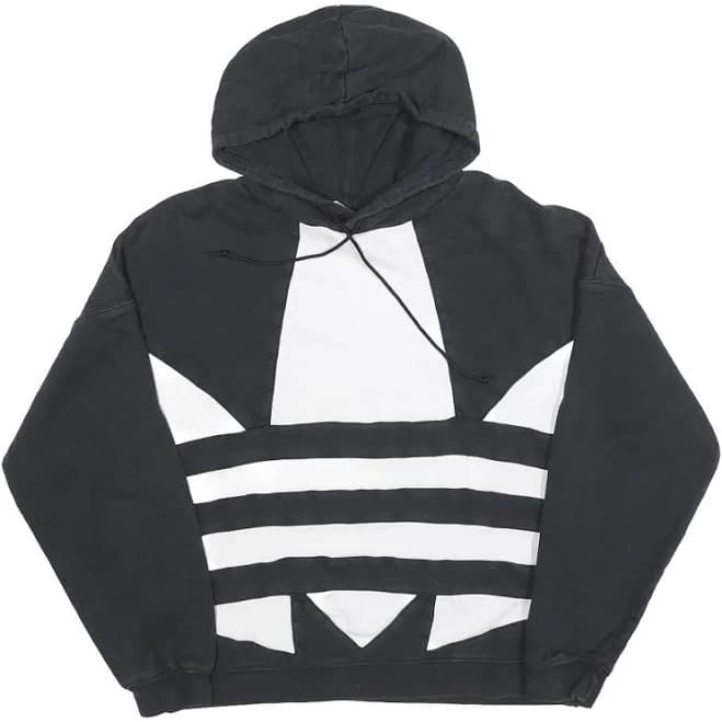 adidas Women's Cotton Blend Colourblock Pullover Hoodie