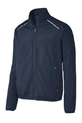 Port Authority Zephyr Reflective Hit Full-Zip Jacket, True Royal/Deep Black