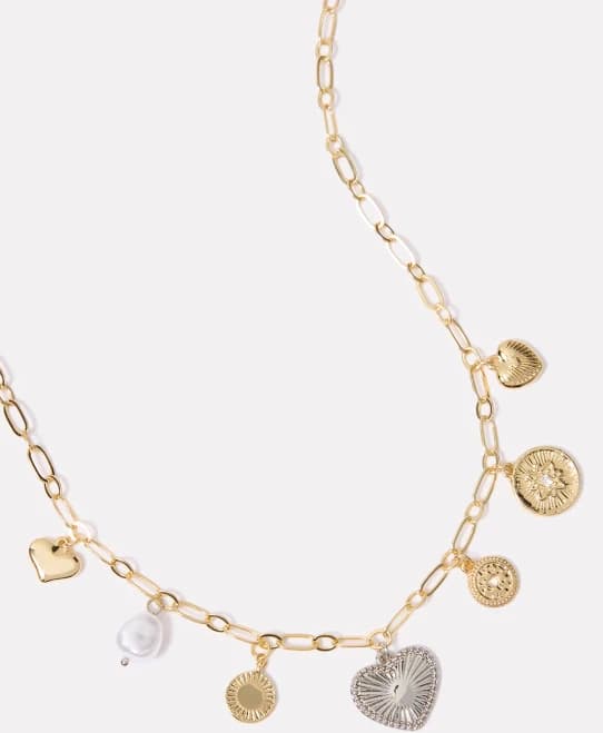 Evereve Women's Blair Charm Necklace