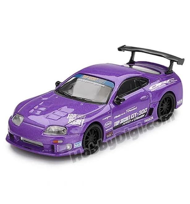 Mini GT Toyota Supra (A80) Top Secret GT-300 Diecast Model Car