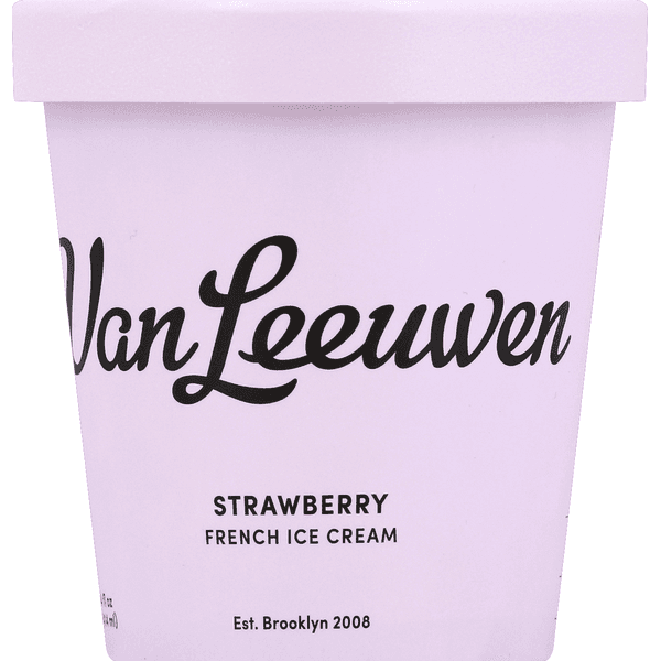 Van Leeuwen Strawberry French Ice Cream