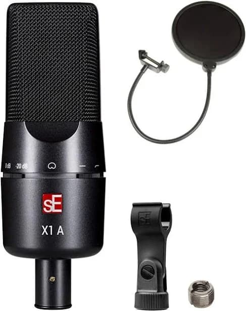 X1 A Large-diaphragm Condenser Microphone Bundle With Pop Screen