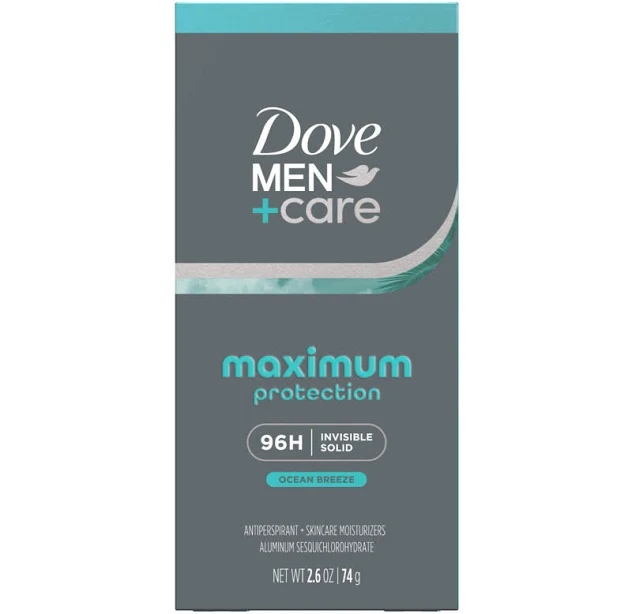 Dove Men+Care Maximum Protection Invisible Solid Antiperspirant Deodorant