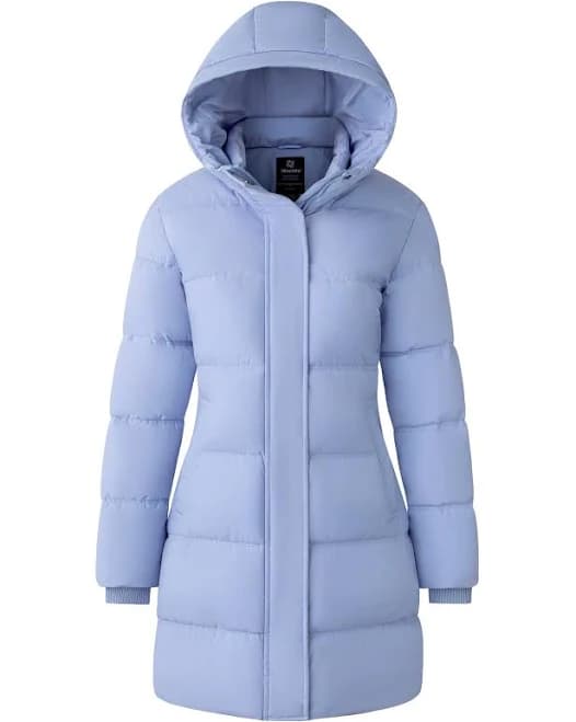 Wantdo Women's Puffer Jacket with Hood