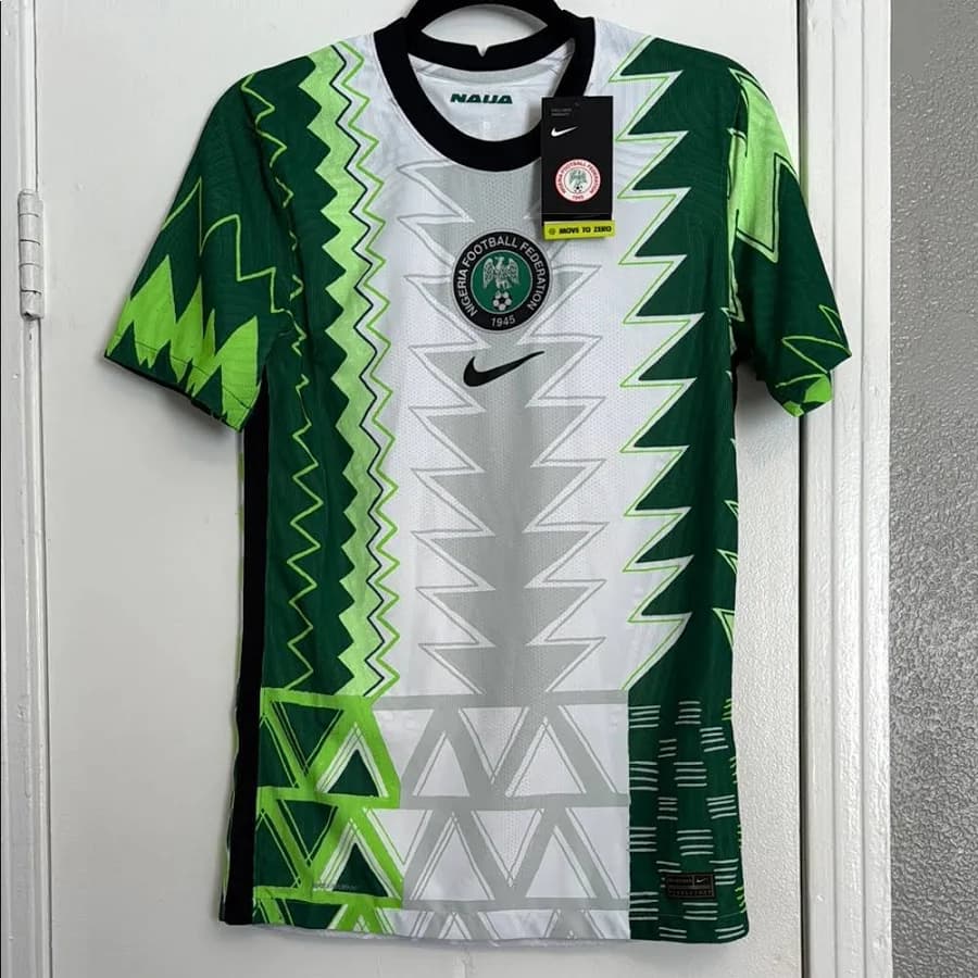 Nike Nigeria Osimhen 9 Home Jersey 2020-2021 (Official Printing) - L
