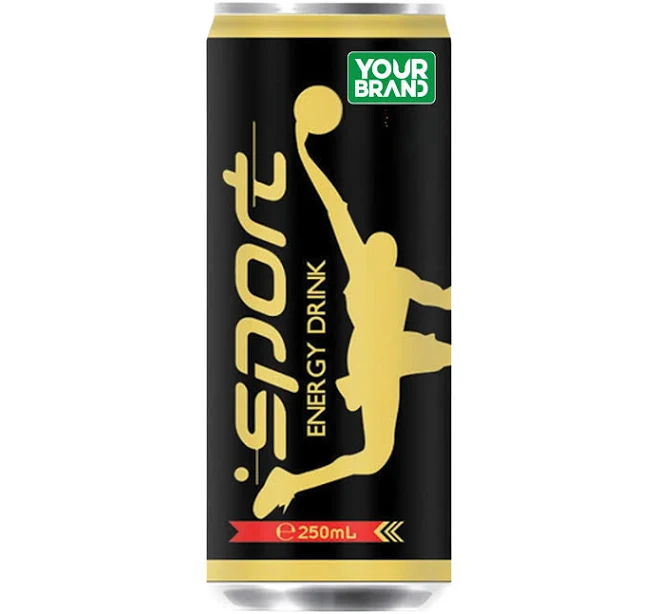 Wholesale Carbonated Energy Drink 250ml YOUR BRAND Low ugar Factory NAM VIET GROUP Vietnam ugar-free Drinks Private Label Free ample carbonated energy