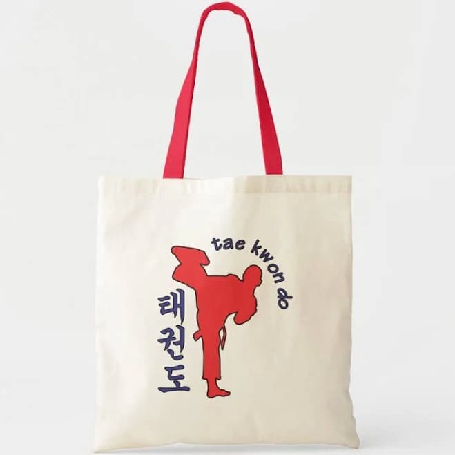 tae kwon do tote bag