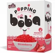 Yulu Foods Strawberry Popping Bursting Fruit Bubbles