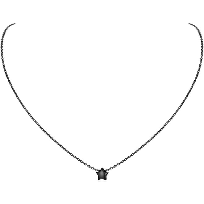 Chicsilver Dainty Star Pendant Necklace