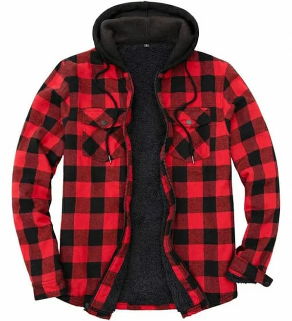 Matching Family Men's Buffalo Flannel Jacket