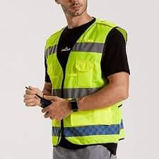 Amazon.com: Traffic Safety Vest Reflective Suit, Fluorescent Yellow Reflective Safety Vest with Reflective Strips Security Vest(XX-Large) : Tools & Home Improvement