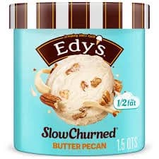 Edy's Butter Pecan Slow Churned Ice Cream
