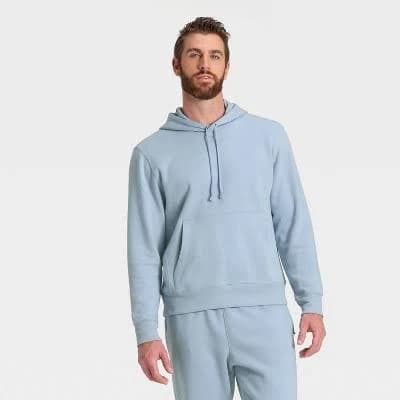 All in Motion Men's Active Comfort Cotton Fleece Hoodie
