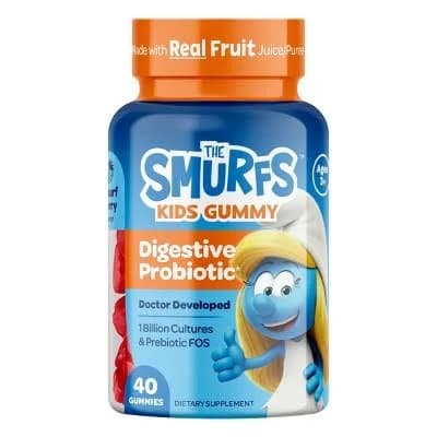 Smurfs Digestive Probiotic Kids 40 Gummies