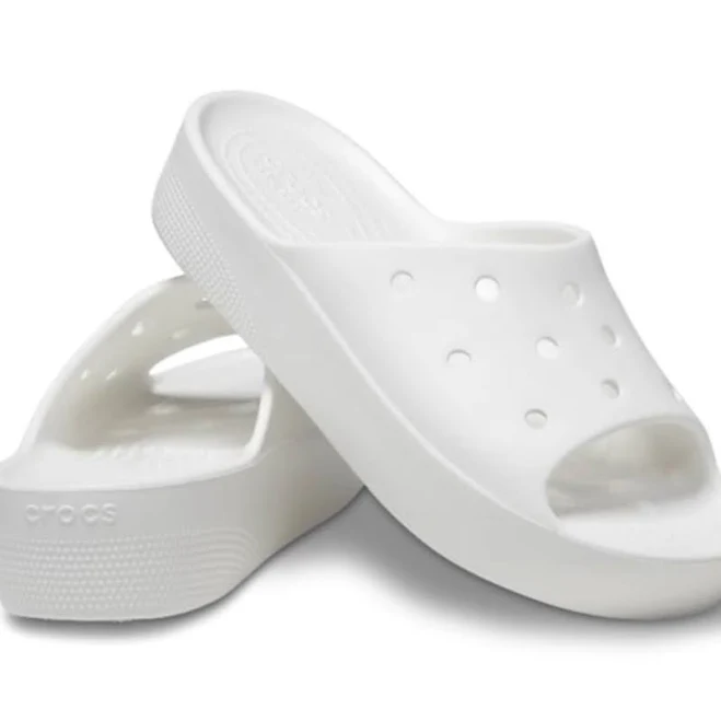 Crocs Shoes | Crocs Classic Platform Sandal | Color: White | Size: 6 | Pm-71460253's Closet