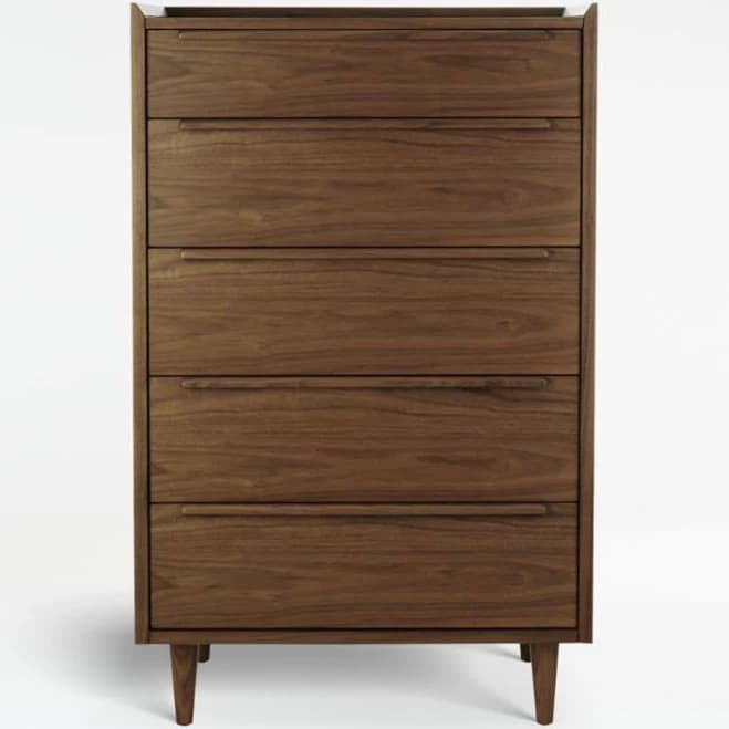 Crate & Barrel Tate 5-Drawer Tall Dresser