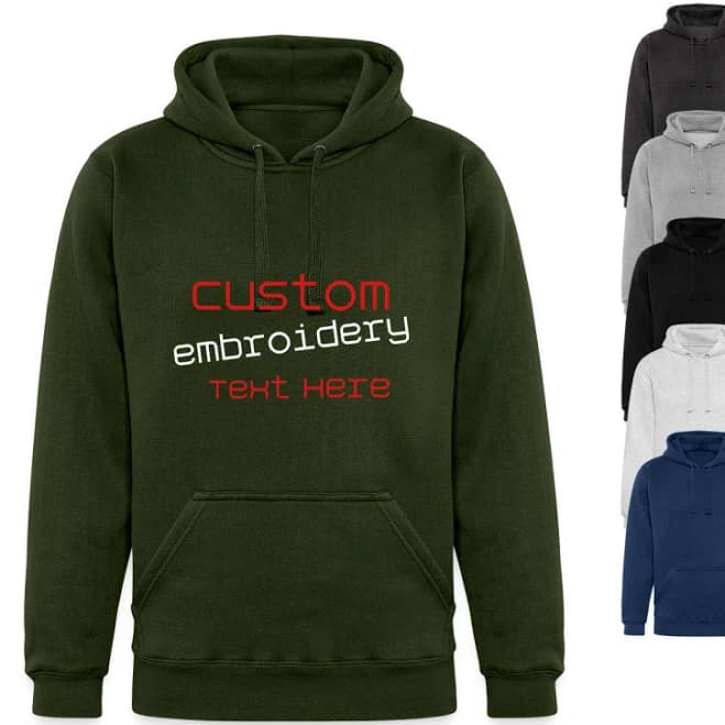 Custom Embroidered Heavyweight Hoodie