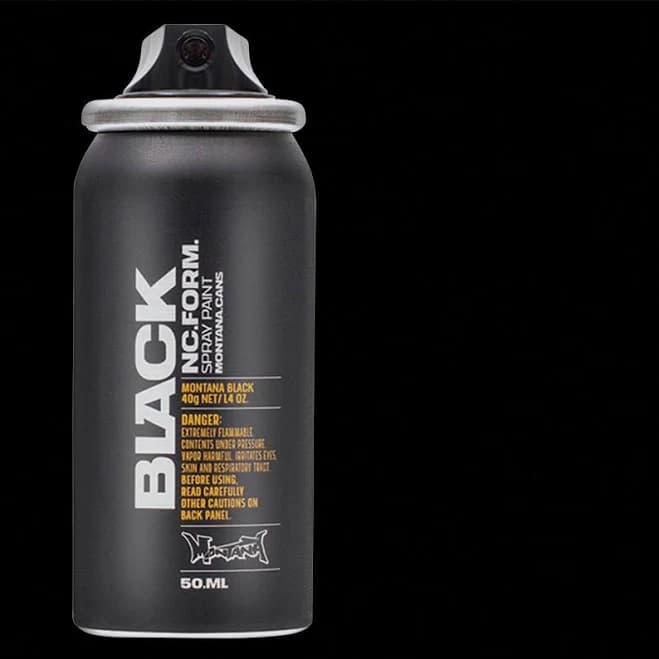 Montana Black Spray Paint