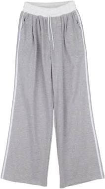 CS524 Wide Leg Striped Sweatpants