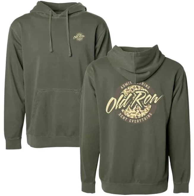 Old Row Duck Camo Circle Logo Hoodie
