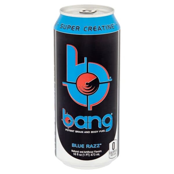 Bang Energy Drink Blue Razz-16fl oz 12pk