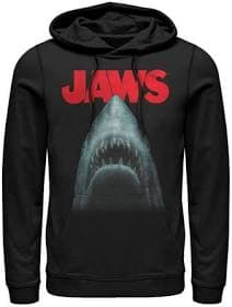 Fifth Sun Men's Jaws Shark Teeth Poster Lightweight Hoodie