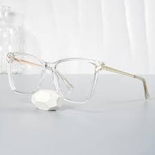 Tricee Square Clear Glasses With Gold Arms For Women | Zeelool