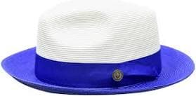Bruno Capelo Salvatore Two-Tone Straw Fedora
