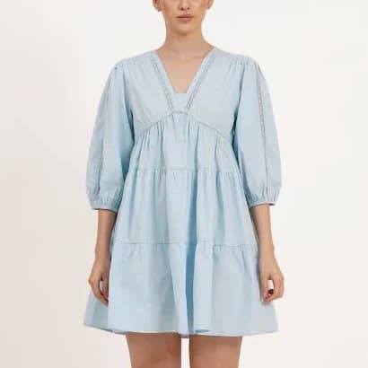 Zariah Empire Waist Mini Dress
