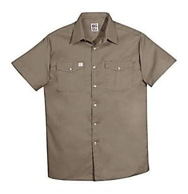 Big Bill Men's Premium Short-Sleeve Work Shirt with Button-Front Closure