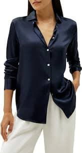 Lilysilk Elegant Button Up Silk Shirt | Nordstrom
