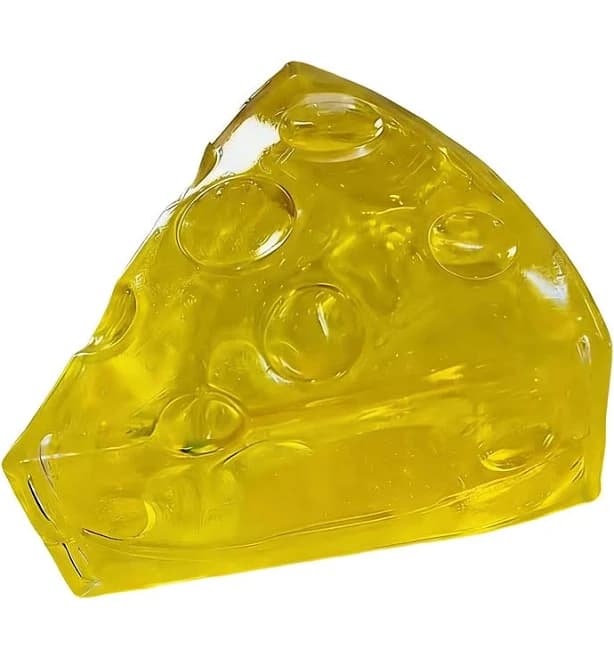Sunny Days Jumbo Squeezy Cheese Yellow Squishy Toy Stress Relief