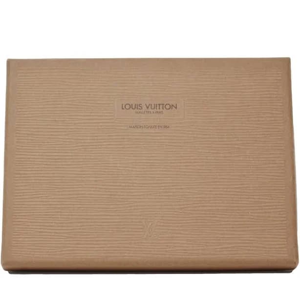 Authentic Louis Vuitton Empty Gift Box With Lid Tissue Paper 6.5 X 4.5