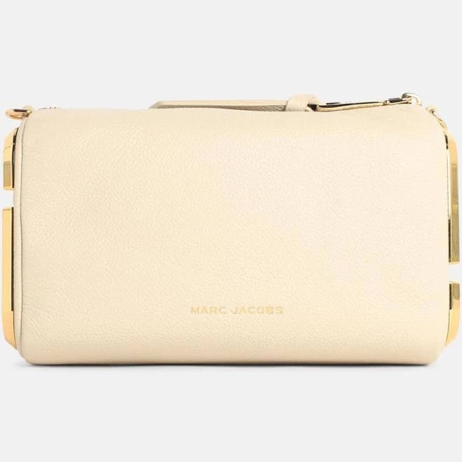 MARC JACOBS 'The Snapshot' Cream Leather Bag