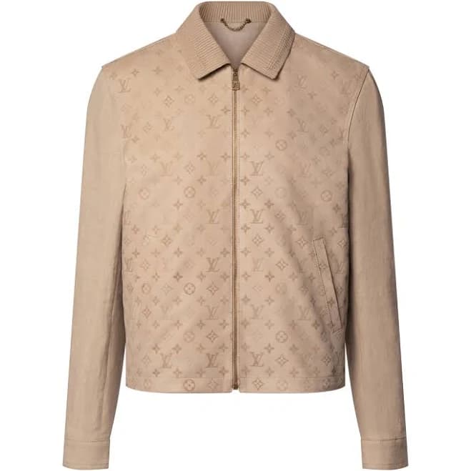 Louis Vuitton Monogram Leather Blouson