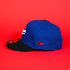 NEW ERA EXCLUSIVE 59FIFTY BLUE/ CORDUROY LOS ANGELES DODGERS SCRIPT W/